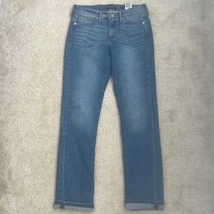 Banana Republic light Wash Premium Denim Slim Straight